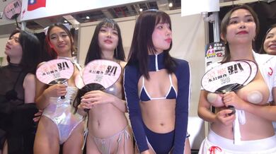 台湾性爱派对宣传展火爆开场 AV女星清凉比基尼展现极致曲线 颜值逆天私密诱惑震撼全网！